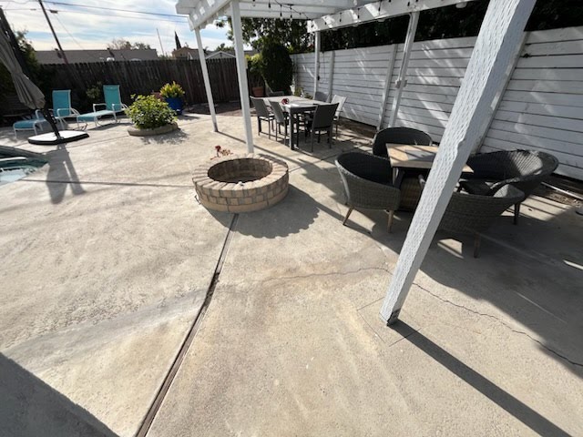 Before Patio Area